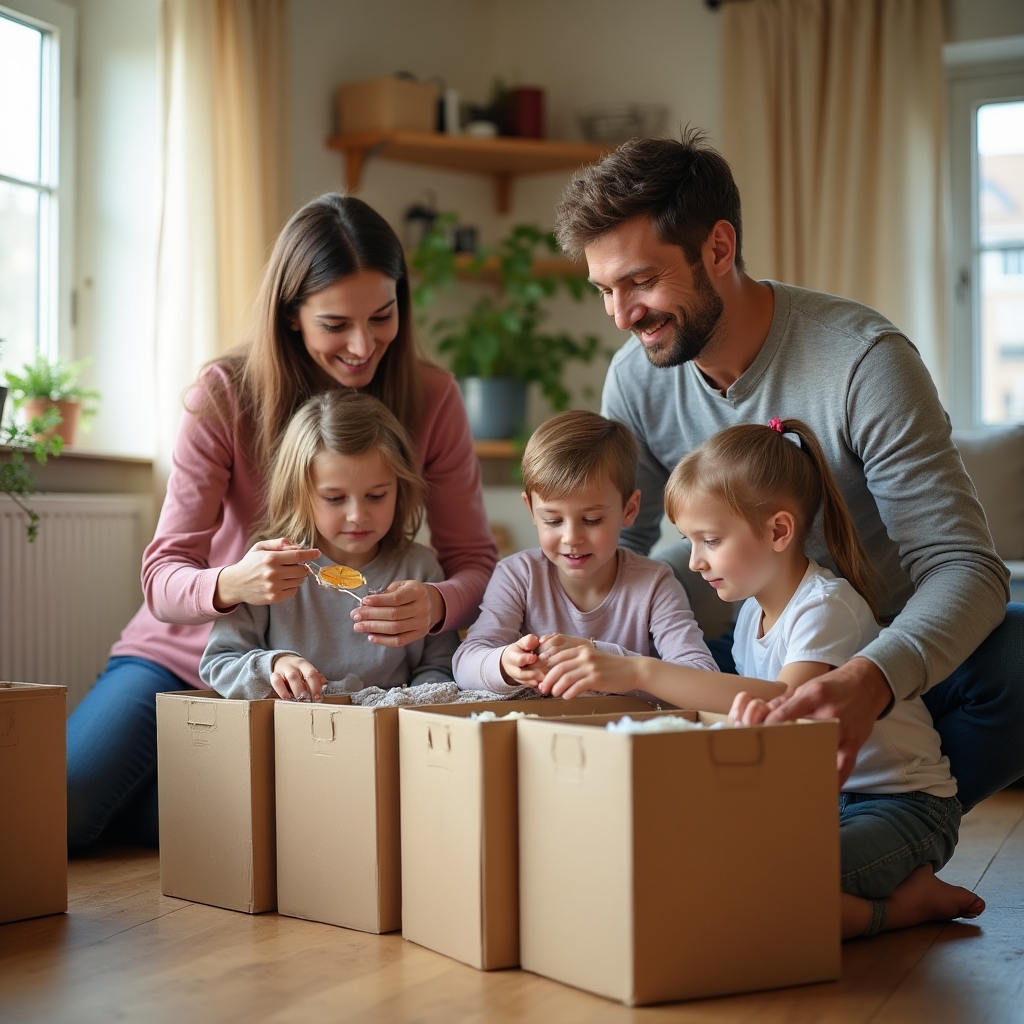 Sesiune de organizare online pentru o familie